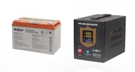 В наявності ! Комплект ДБЖ 800 + гелевий акумулятор 100 A LCD