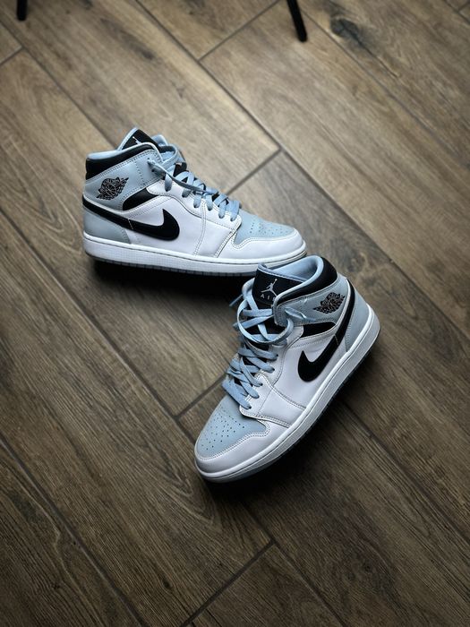 43(size) Кросівки Nike Air Jordan 1 Mid SE White Ice Blue Black
