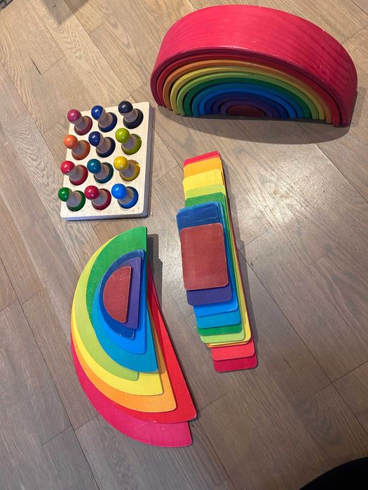 Sprzedam pomoce dydaktyczne Waldorf – 5 zestawów