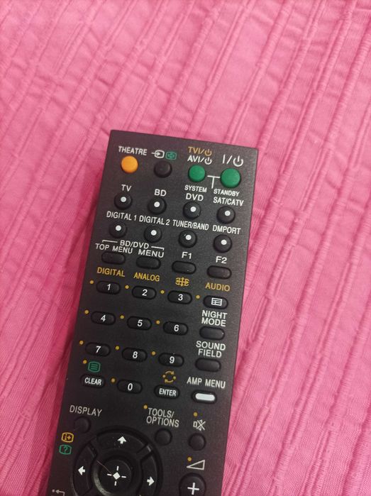 Comando  Remoto Sony  Amplificador AV System- RM-AAU060