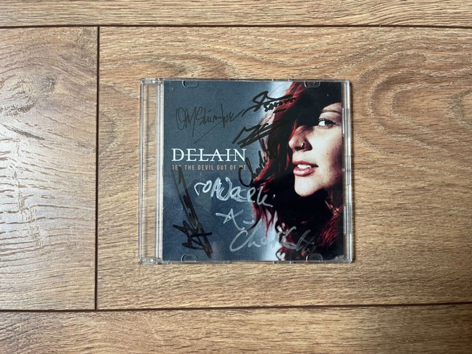 Delain - Get the devil out of me - promo CD z autografami