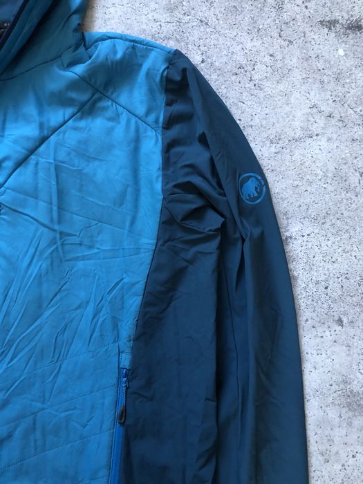 Оригінальна куртка Mammut синього кольору, розміру XL-XXL TNF Oakley