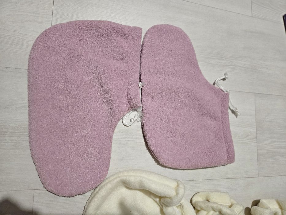 Варежки руковички и носки носочки  для парафинотерапии для воска