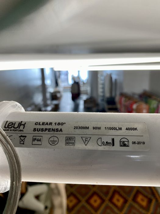 Luminárias LED Leuk Clear Suspensa 360