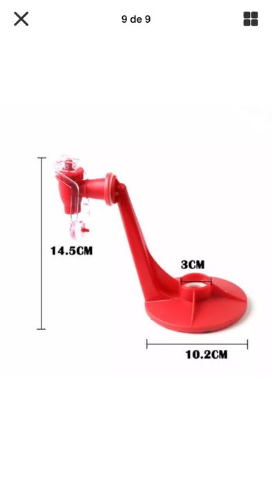 Dispensador para garrafas de rolha roscada