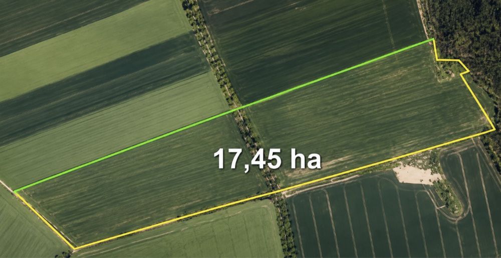 Działka rolna 17,45ha wielkopolska