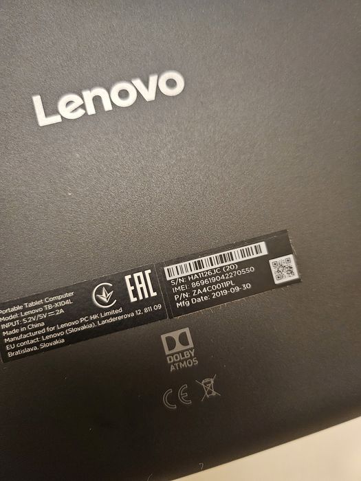 Tablet lenovo stan bdb