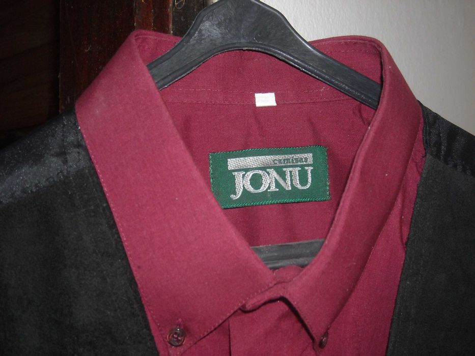 Colete em pele genuina made in Portugal com camisa - conjunto