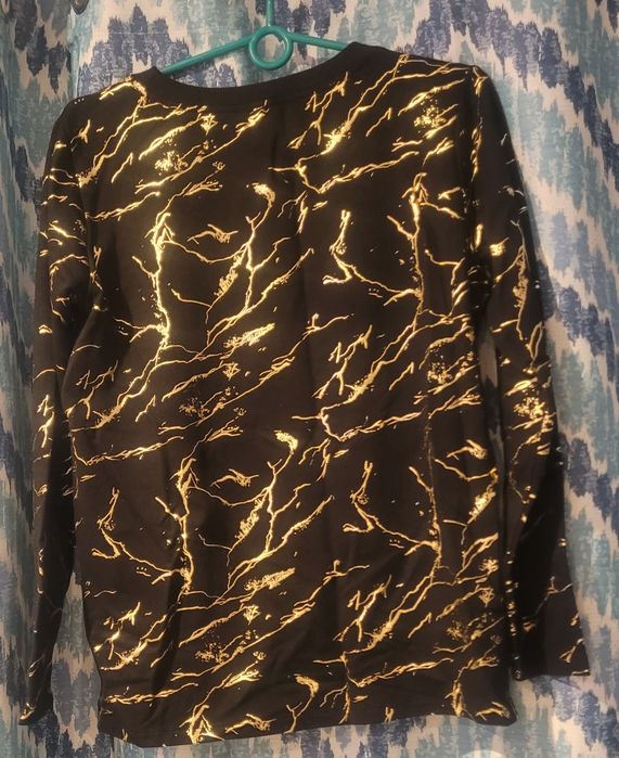 Bluza czarno złota r.M