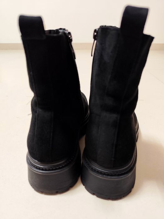 Botas pretas em camurça - Seaside (Novas - Tam. 38)