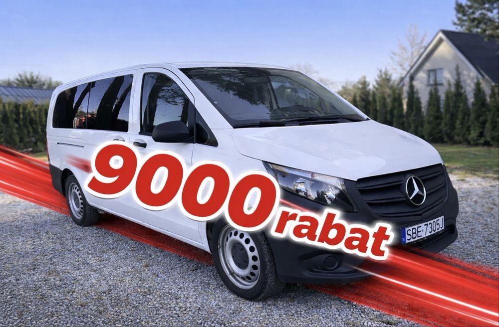Mercedes-Benz Vito Tourer 9 os. 190 KM! Automat! Asystent pasa, podgrzewane siedzenie, kamera