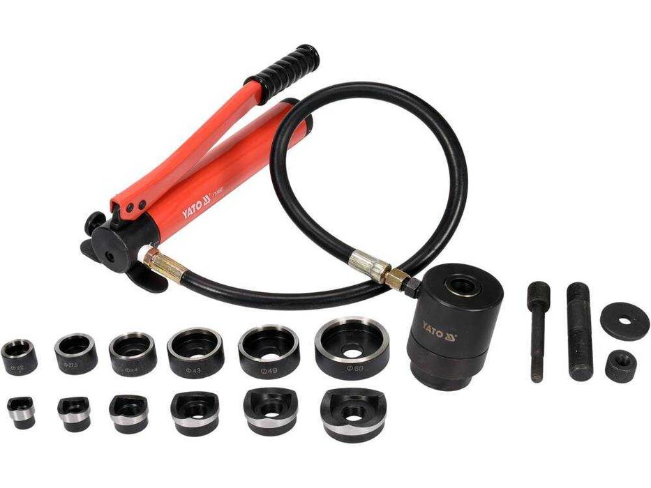 WYCINAK hydrauliczny OTWORÓW blach 22-60MM siłownik praska - OKAZJA