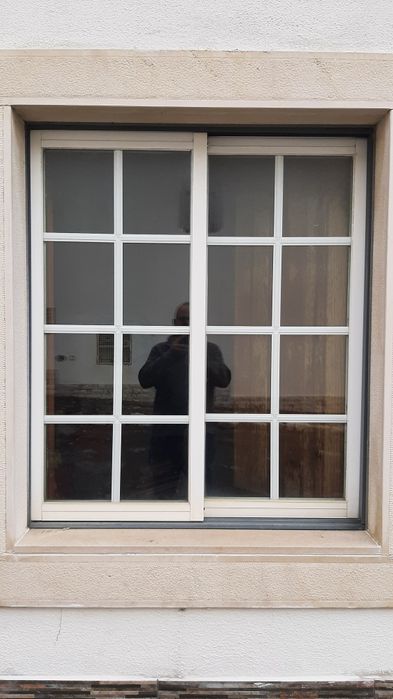 Janelas correr aluminio  com vidro duplo