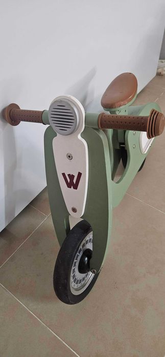 Bicicleta sem pedais criança aprendizagem WOOMAX - Mota