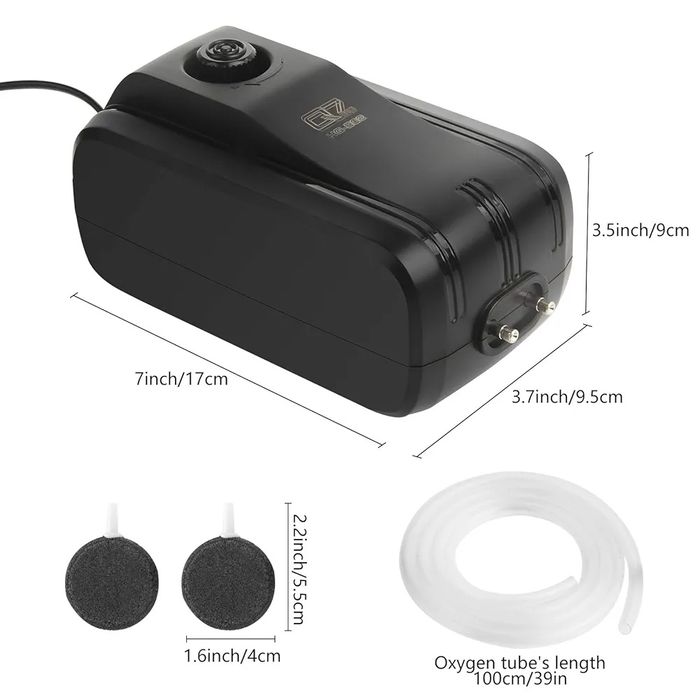 NR 17 5W Regulowana Pompa Napowietrzająca do Akwarium