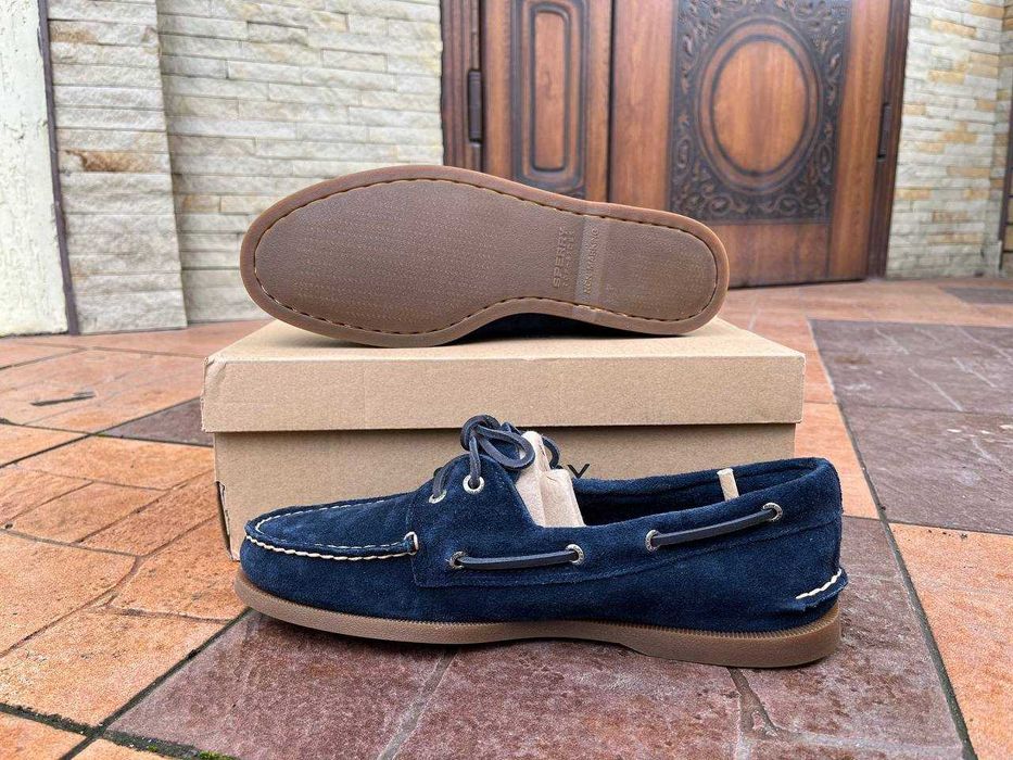 Топсайдери (мокасини) Sperry Top-Sider A/O 2 Eye Suede Navy 44 розмір