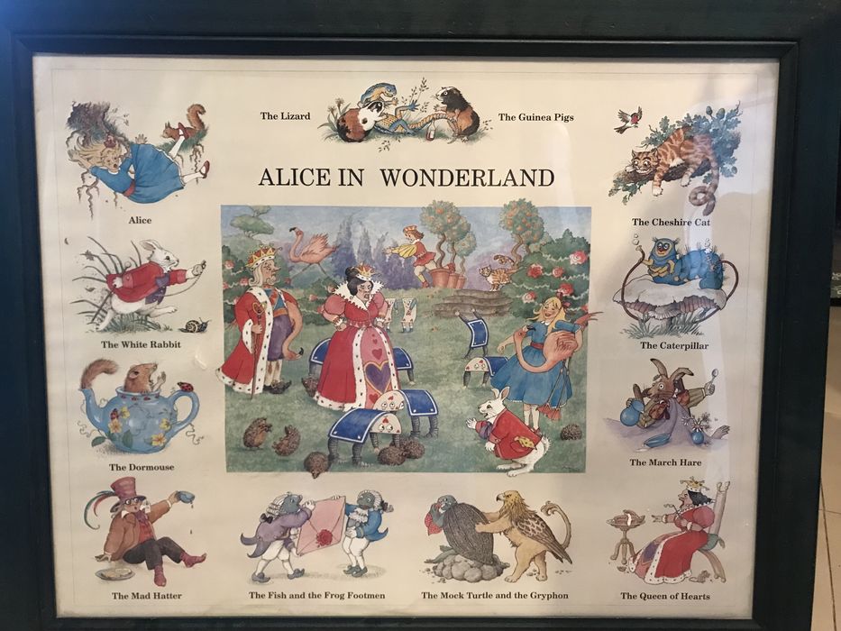 Quadro Alice no Pais das Maravilhas