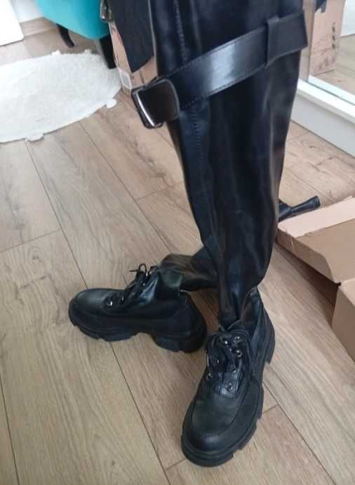 buty za kolano wysokie