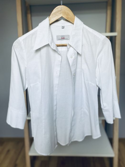 Biała koszula Audi damska