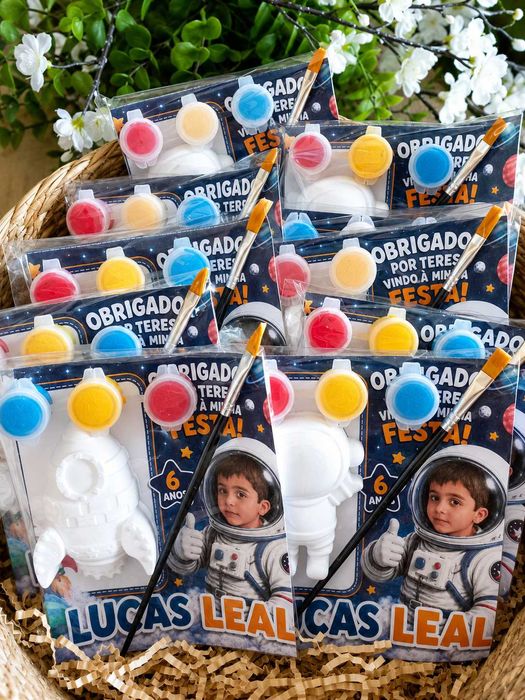 Kit pintura crianças personalizado