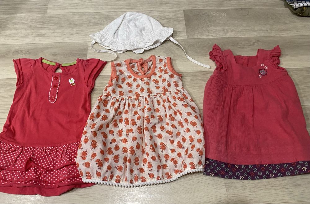 Moda menina lote roupa bebé 6-12 meses
