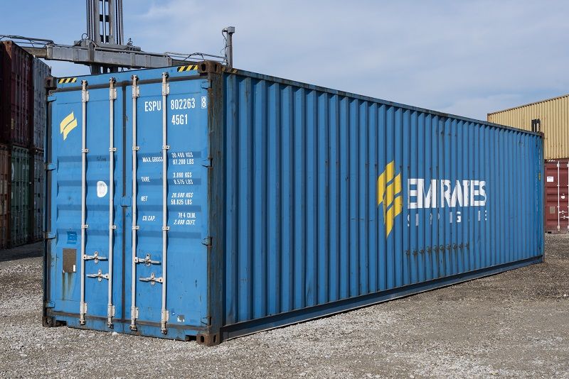 Kontener kontenery morski magazynowy 40HC-Używany