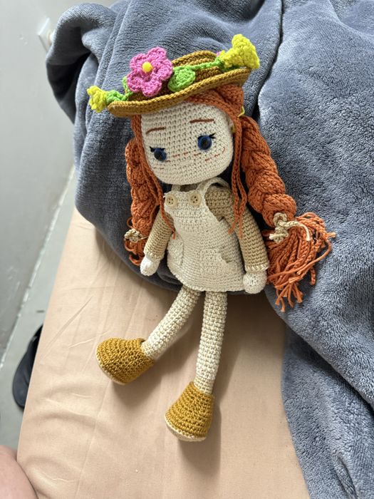 Boneca Anne de Green Gables (Estilo Amigurumi)