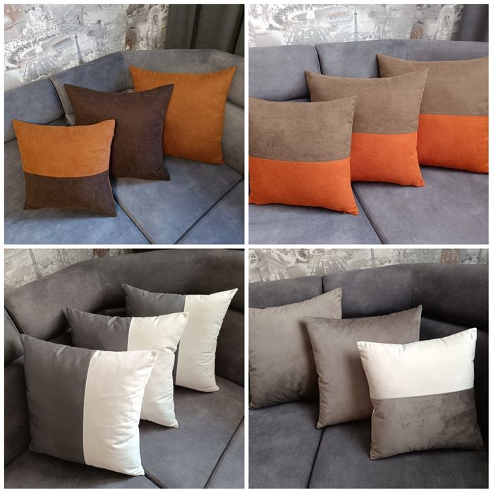 Наволочки на декоративні подушки в наявності