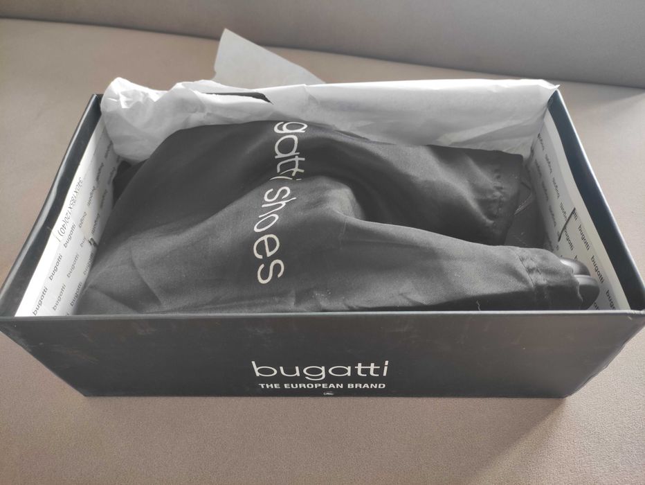 Buty Bugatti 46 brązowe – skóra naturalna – nowe, tylko mierzone