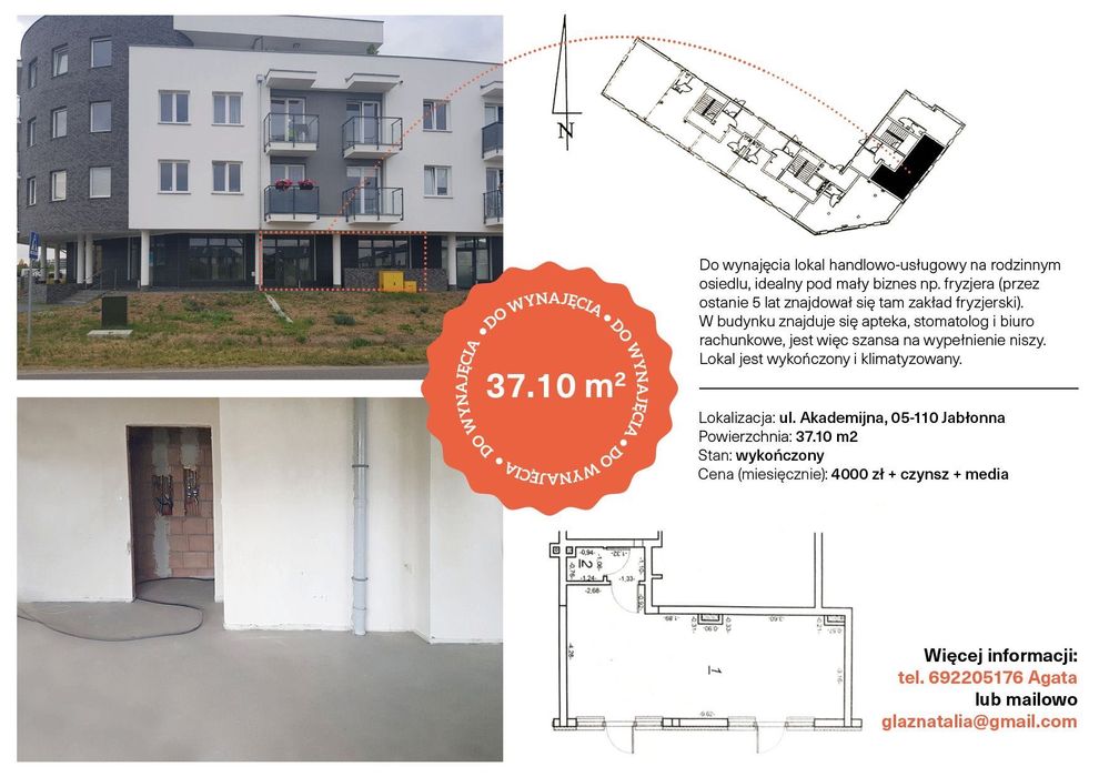 Lokal użytkowy 37m2