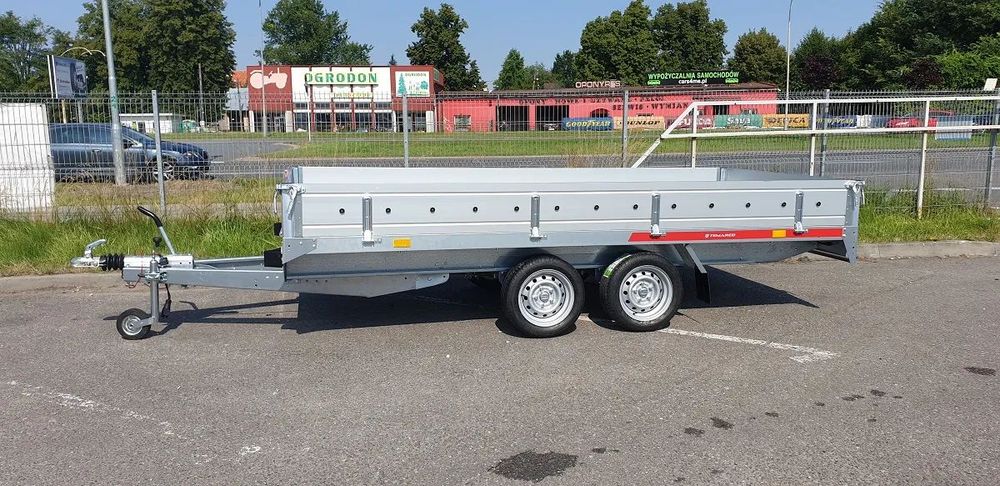 TEMARED TRANSPORTER 3617/2 2T  Przyczepa burtowa 365x170x30 2000 DMC ściągane burty RATY DOSTAWA