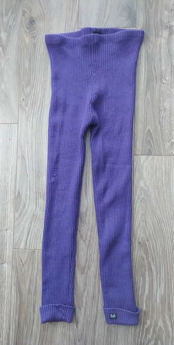 Legginsy spodnie getry Safa 100% wełna rozmiar 120