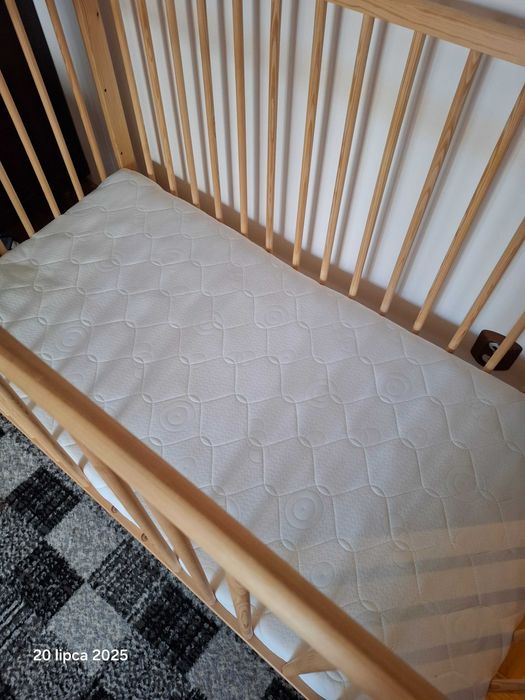 Łóżeczko dziecięce + materac jak nowe, Białystok