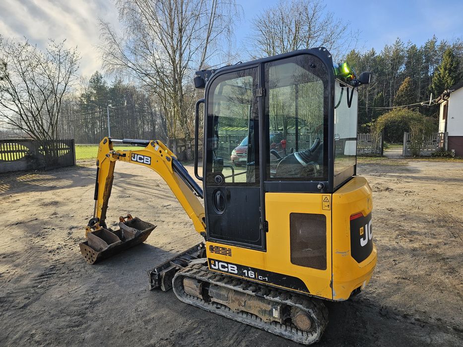 Minikoparka JCB 16C-1, rok 2021, 1000mth, jak Volvo ec18, REZERWACJA