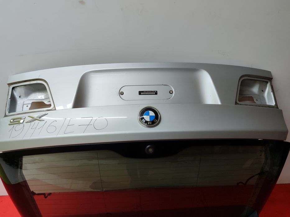 Ляда серая BMW X5 E70 верхняя крышка багажника кришка БМВ Х5 Е70 сіра