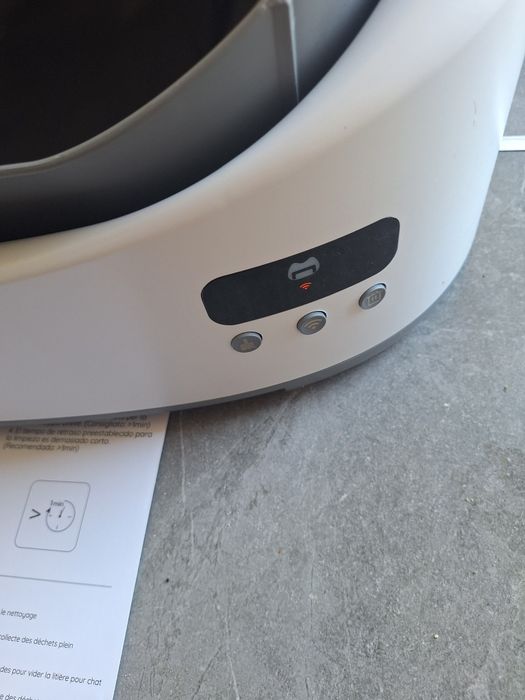 Jummico Elektryczna kuweta dla kota otwarta, sterowanie za pomocą aplikacji, 15 dni