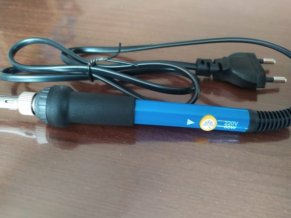 Ferro de soldar a estanho com regulador de temperatura - novo