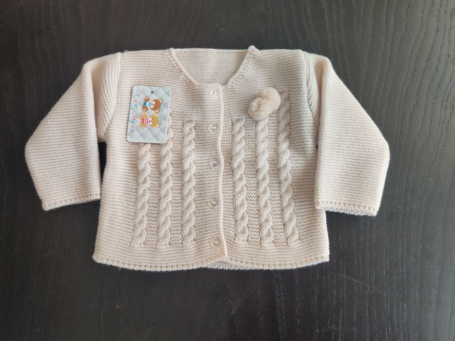Casaco de malha bebé