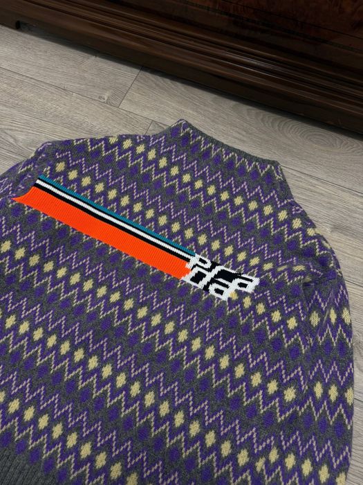 Вовняний Светр Prada Logo Intarsia Shetland Wool Sweater