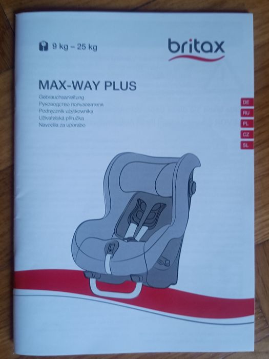 Fotelik samochodowy Britax Max Way Plus