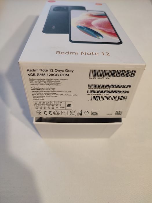 Xiaomi redmi note 12, 4/128Gb, NFC