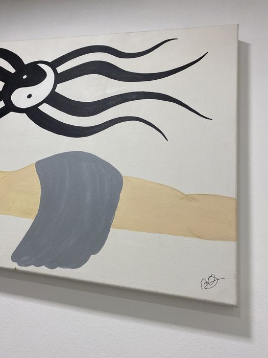 Quadro pintado a mão