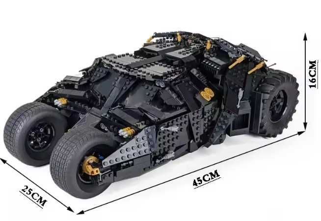 Конструктор чорний "Бетмобіль Tumbler" подібний до Lego