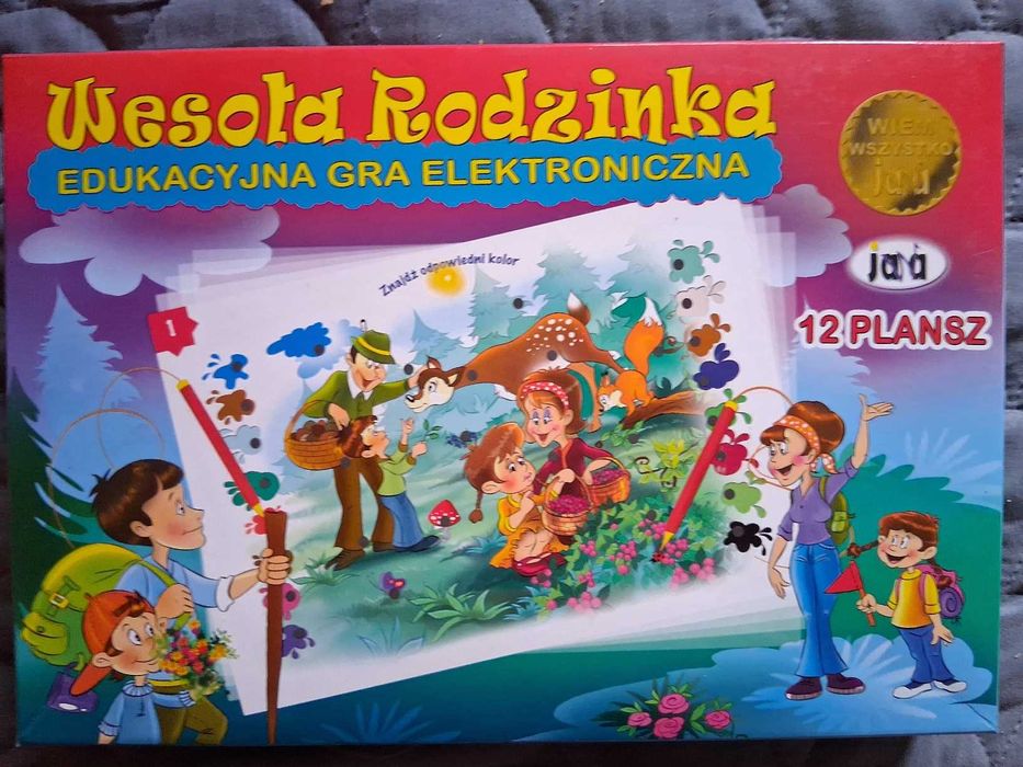 Wesoła rodzinka gra edukacyjna