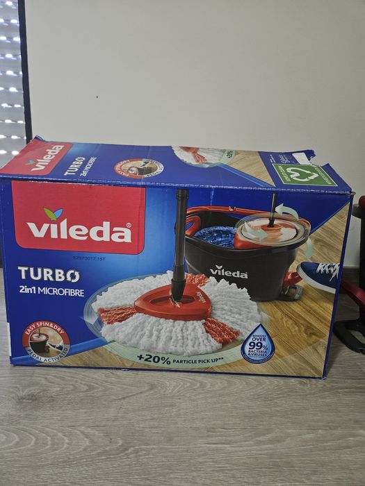 Balde Vileda com pedal turbo