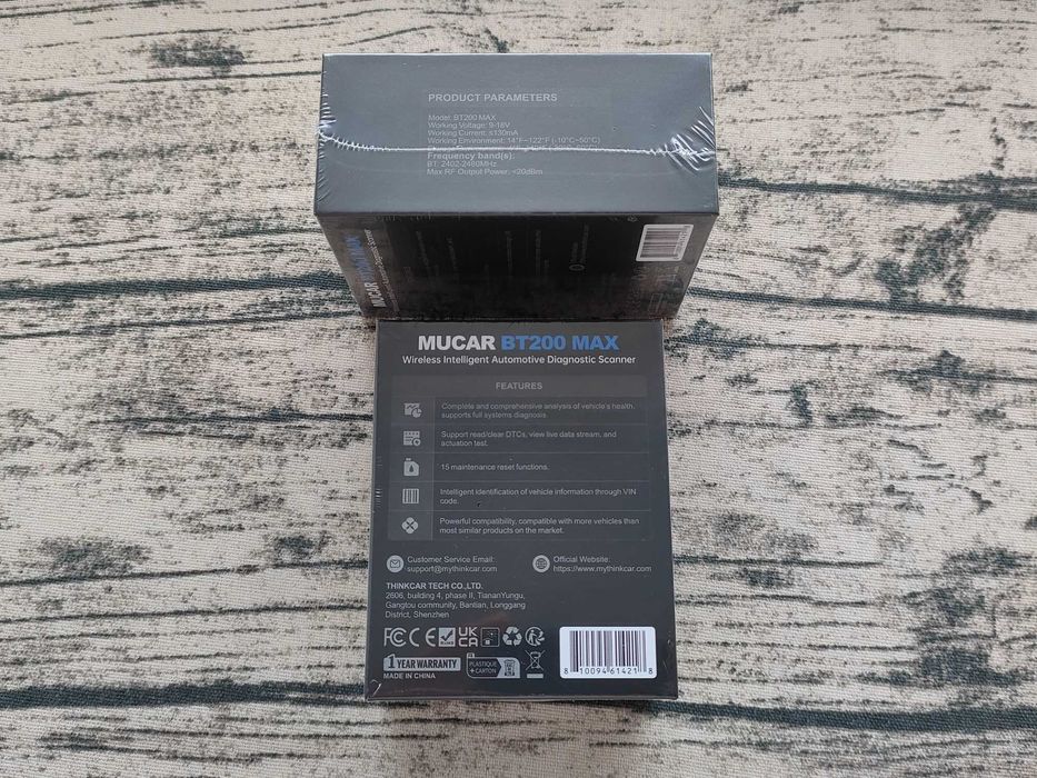 Автосканер MUCAR BT200 MAX сканер помилок OBD2