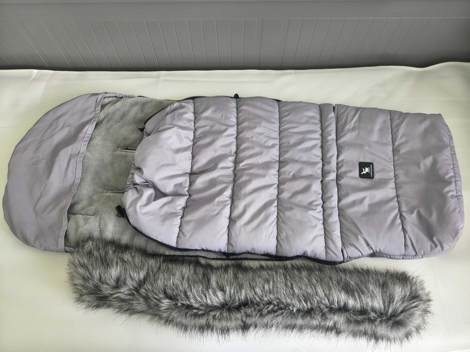Śpiworek do wózka fotelika cottonmoose szary