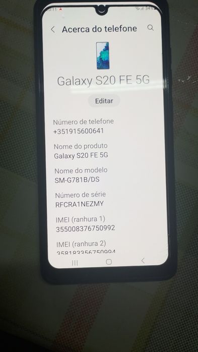 Vendo samsung S20 FE 5G