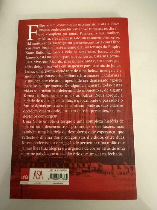 Livro Uma Noite em Nova Iorque de Tiago Rebelo