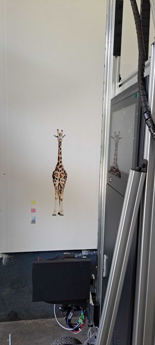 Impressora vertical HK T1 CMYK+W